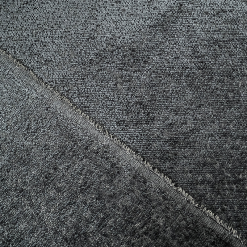 Jacquard Chenille Noir - Sierra - Maison Klem